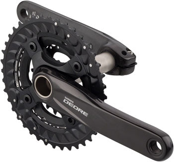 Shimano FC-M6000-3 Crankset - 170mm, 10-Speed, 40/30/22t, 96/64 BCD, Hollowtech II Spindle Interface, Black