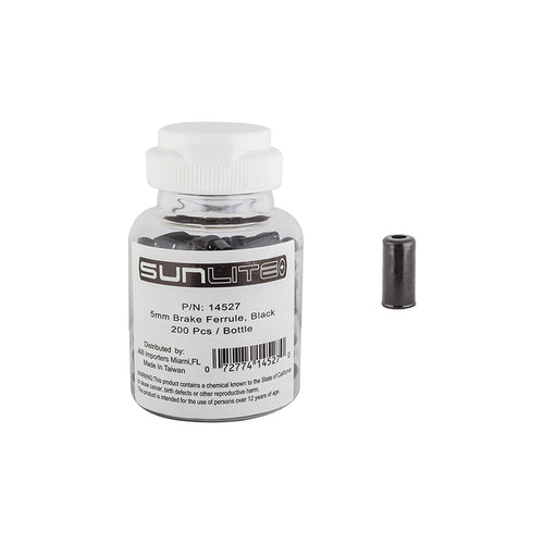 BRAKE CABLE FERRULE SUNLT 5mm BRAKE