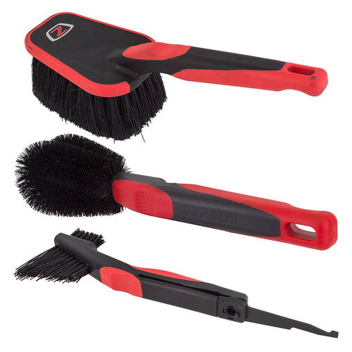 Zefal Wash+Twist+Clean Brush Set