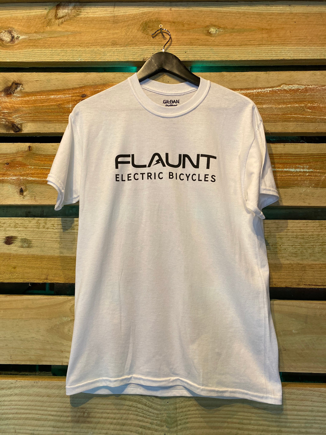 White Flaunt Crew Neck T-shirt
