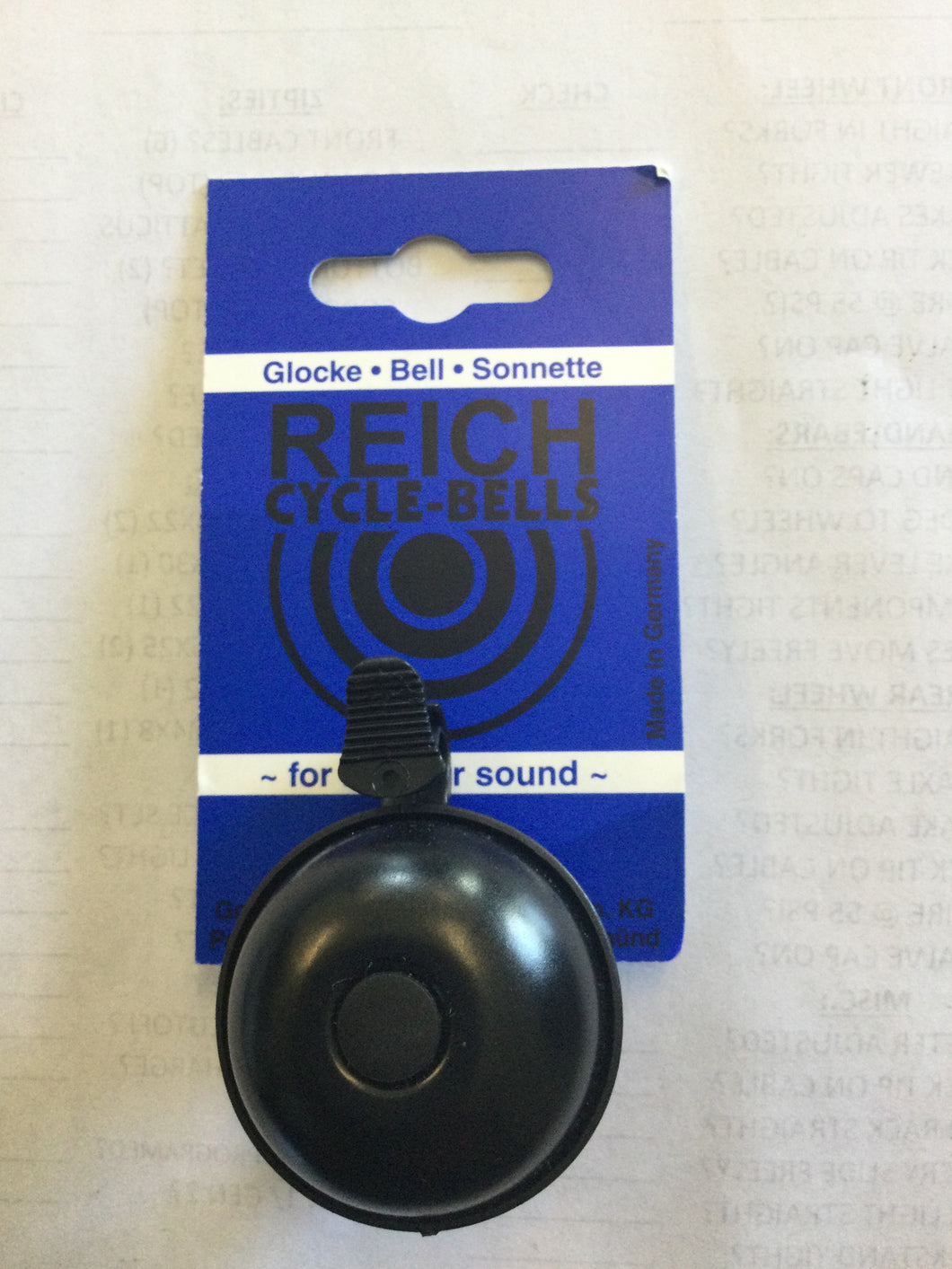 Reich cycle bell