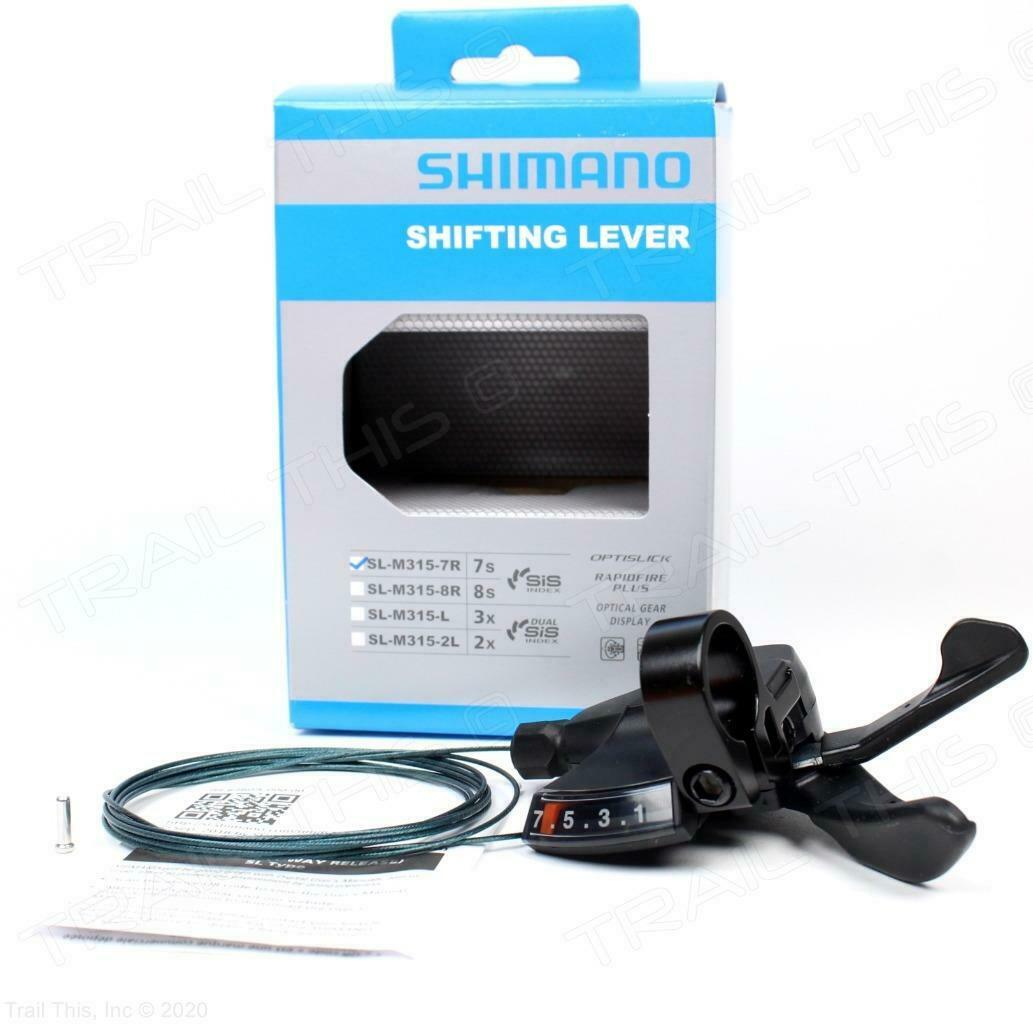 Shimano Shifter with Stainless Steel Cable - 7 Speed